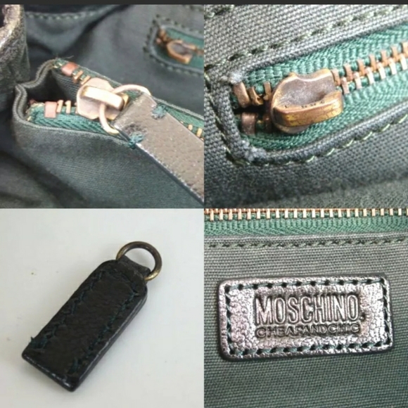 AUTHENTIC MOSHINO CHAIN SHOULDER HANDBAG - Picture 4 of 12